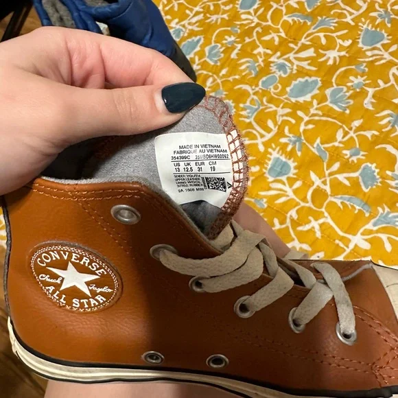 Converse All Star Brown High-Top Sneakers - Picture 2 of 2